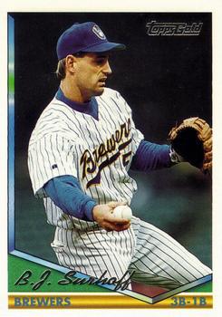 1994 Topps - Gold #102 B.J. Surhoff Front