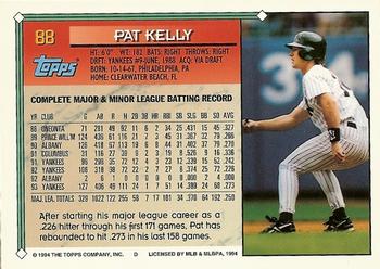 1994 Topps - Gold #88 Pat Kelly Back