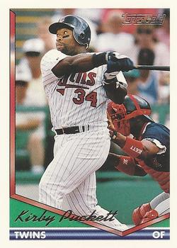 1994 Topps - Gold #100 Kirby Puckett Front