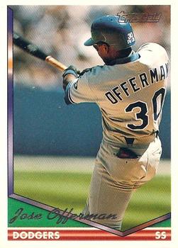 1994 Topps - Gold #241 Jose Offerman Front