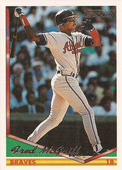 1994 Topps - Gold #565 Fred McGriff Front