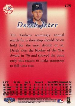 1997 Sports Illustrated #128 Derek Jeter Back