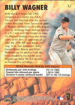 1997 Sports Illustrated #52 Billy Wagner Back