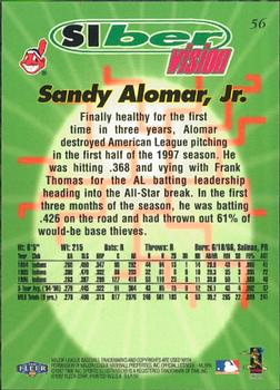 1997 Sports Illustrated #56 Sandy Alomar, Jr. Back