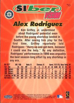 1997 Sports Illustrated #70 Alex Rodriguez Back