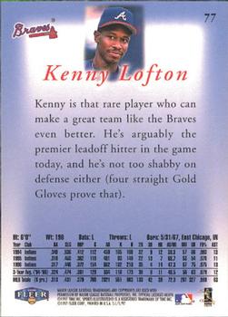 1997 Sports Illustrated #77 Kenny Lofton Back