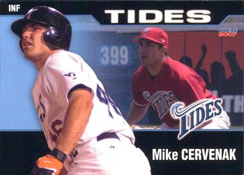 2007 Choice Norfolk Tides #10 Mike Cervenak Front