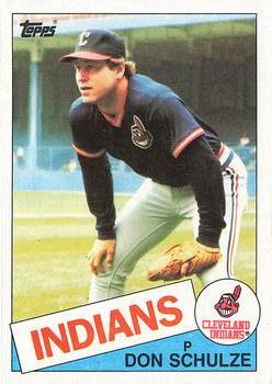 1985 Topps #93 Don Schulze Front