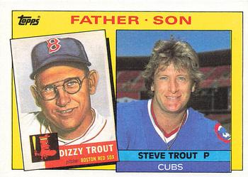 1985 Topps #142 Dizzy Trout / Steve Trout Front