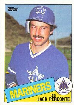 1985 Topps #172 Jack Perconte Front