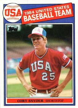1985 Topps #403 Cory Snyder Front