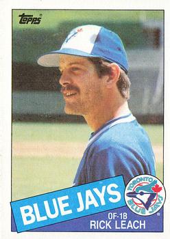 1985 Topps #593 Rick Leach Front