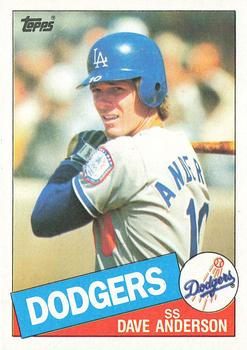 1985 Topps #654 Dave Anderson Front