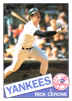 1985 Topps #429 Rick Cerone Front