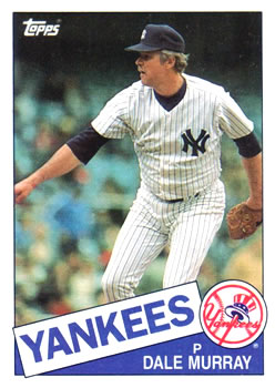 1985 Topps #481 Dale Murray Front