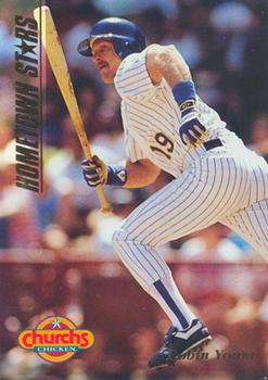 1994 Pinnacle Church's Hometown Stars - Gold #25 Robin Yount Front