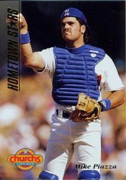 1994 Pinnacle Church's Hometown Stars - Gold #14 Mike Piazza Front