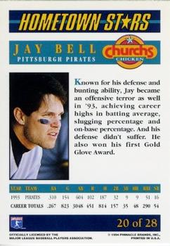 1994 Pinnacle Church's Hometown Stars - Gold #20 Jay Bell Back