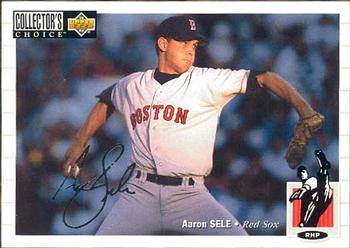 1994 Collector's Choice - Silver Signature #255 Aaron Sele Front