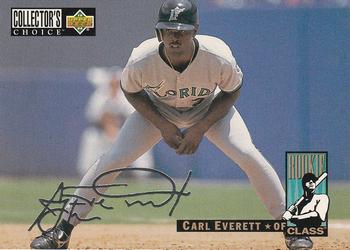 1994 Collector's Choice - Silver Signature #6 Carl Everett Front