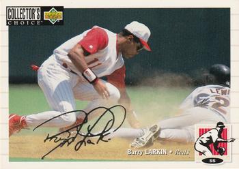 1994 Collector's Choice - Silver Signature #171 Barry Larkin Front