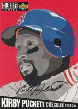 1994 Collector's Choice - Silver Signature #319 Kirby Puckett Front