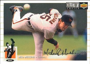 1994 Collector's Choice - Silver Signature #475 Mike Mussina Front