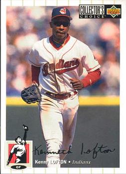 1994 Collector's Choice - Silver Signature #565 Kenny Lofton Front