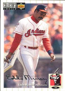 1994 Collector's Choice - Silver Signature #595 Eddie Murray Front