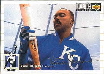 1994 Collector's Choice - Silver Signature #601 Vince Coleman Front