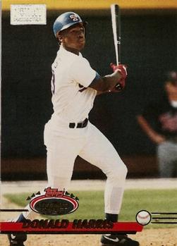 1993 Stadium Club - First Day Production #318 Donald Harris Front