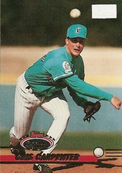 1993 Stadium Club - First Day Production #706 Cris Carpenter Front