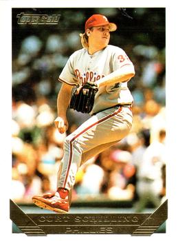 1993 Topps - Gold #421 Curt Schilling Front