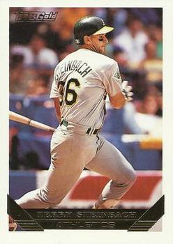 1993 Topps - Gold #18 Terry Steinbach Front