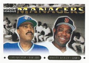 1993 Topps - Gold #514 Cito Gaston / Dusty Baker Front