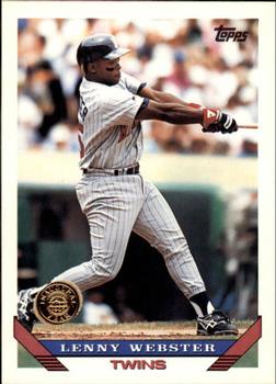 1993 Topps - Inaugural Rockies #37 Lenny Webster Front