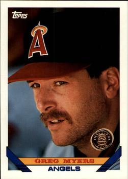 1993 Topps - Inaugural Rockies #637 Greg Myers Front