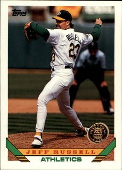 1993 Topps - Inaugural Rockies #736 Jeff Russell Front