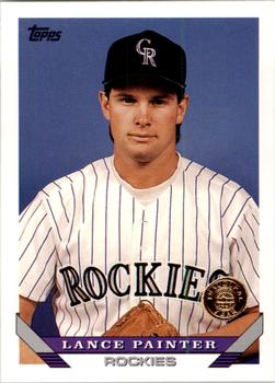 1993 Topps - Inaugural Rockies #738 Lance Painter Front