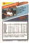 1993 Topps Micro #30 Fred McGriff Back