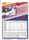 1993 Topps Micro #526 Mike Sharperson Back