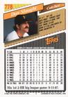1993 Topps Micro #778 Don Slaught Back