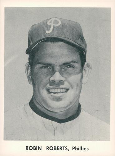 1956 Jay Publishing Philadelphia Phillies Set A #NNO Robin Roberts Front