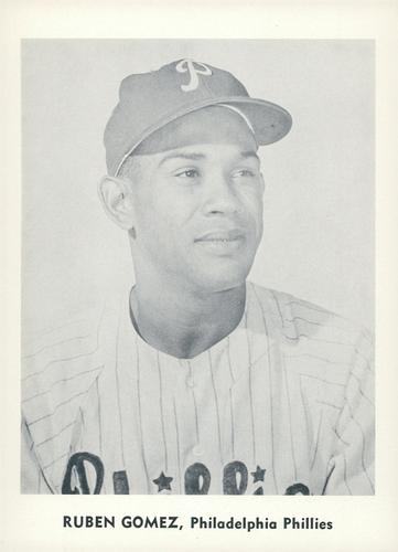 1959 Jay Publishing Philadelphia Phillies #NNO Ruben Gomez Front
