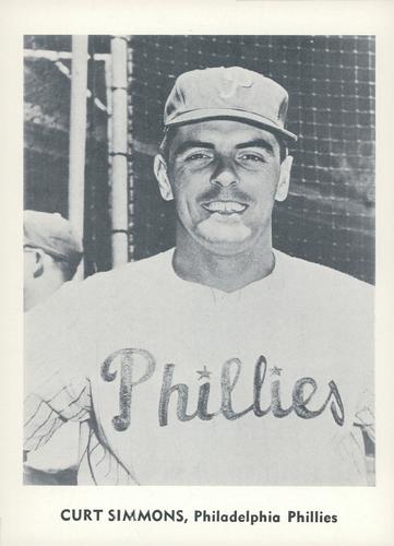 1959 Jay Publishing Philadelphia Phillies #NNO Curt Simmons Front