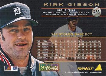 1994 Pinnacle - Museum Collection #453 Kirk Gibson Back