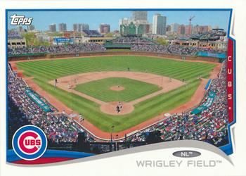 2014 Topps Chicago Cubs #CHC-17 Wrigley Field Front