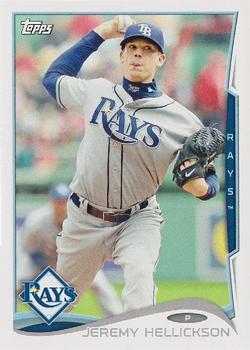 2014 Topps Tampa Bay Rays #TAM-8 Jeremy Hellickson Front