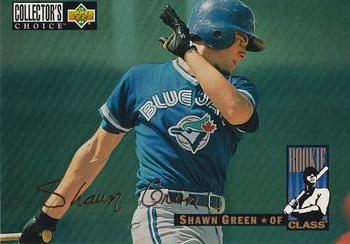 1994 Collector's Choice - Gold Signature #9 Shawn Green Front