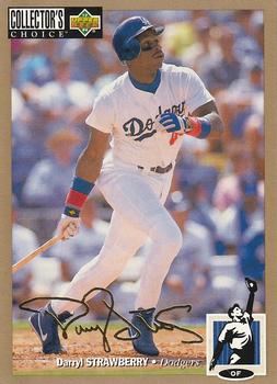 1994 Collector's Choice - Gold Signature #366 Darryl Strawberry Front
